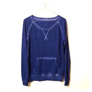 Blue with white wash long sleeve